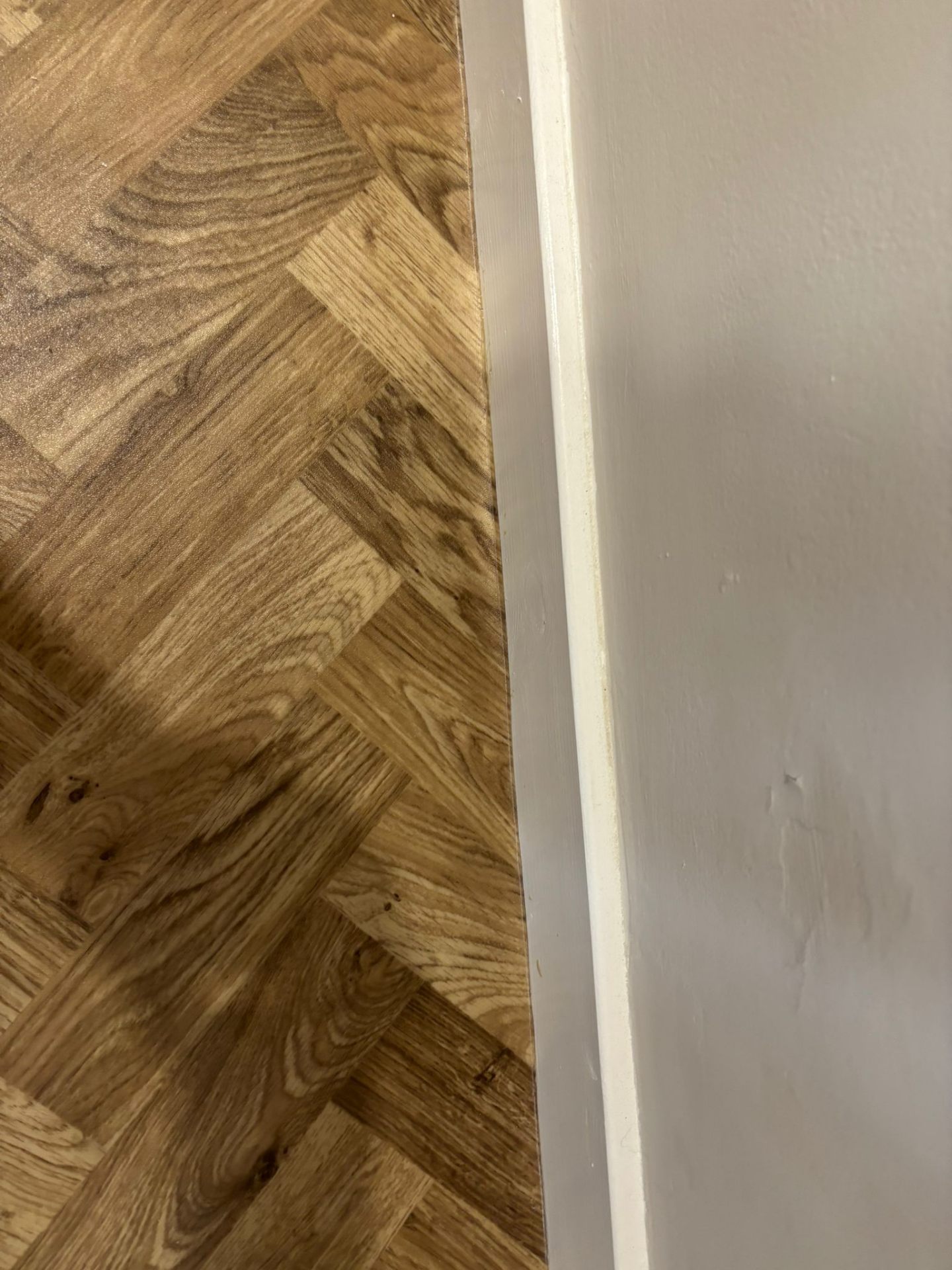 Herringbone parquet detail